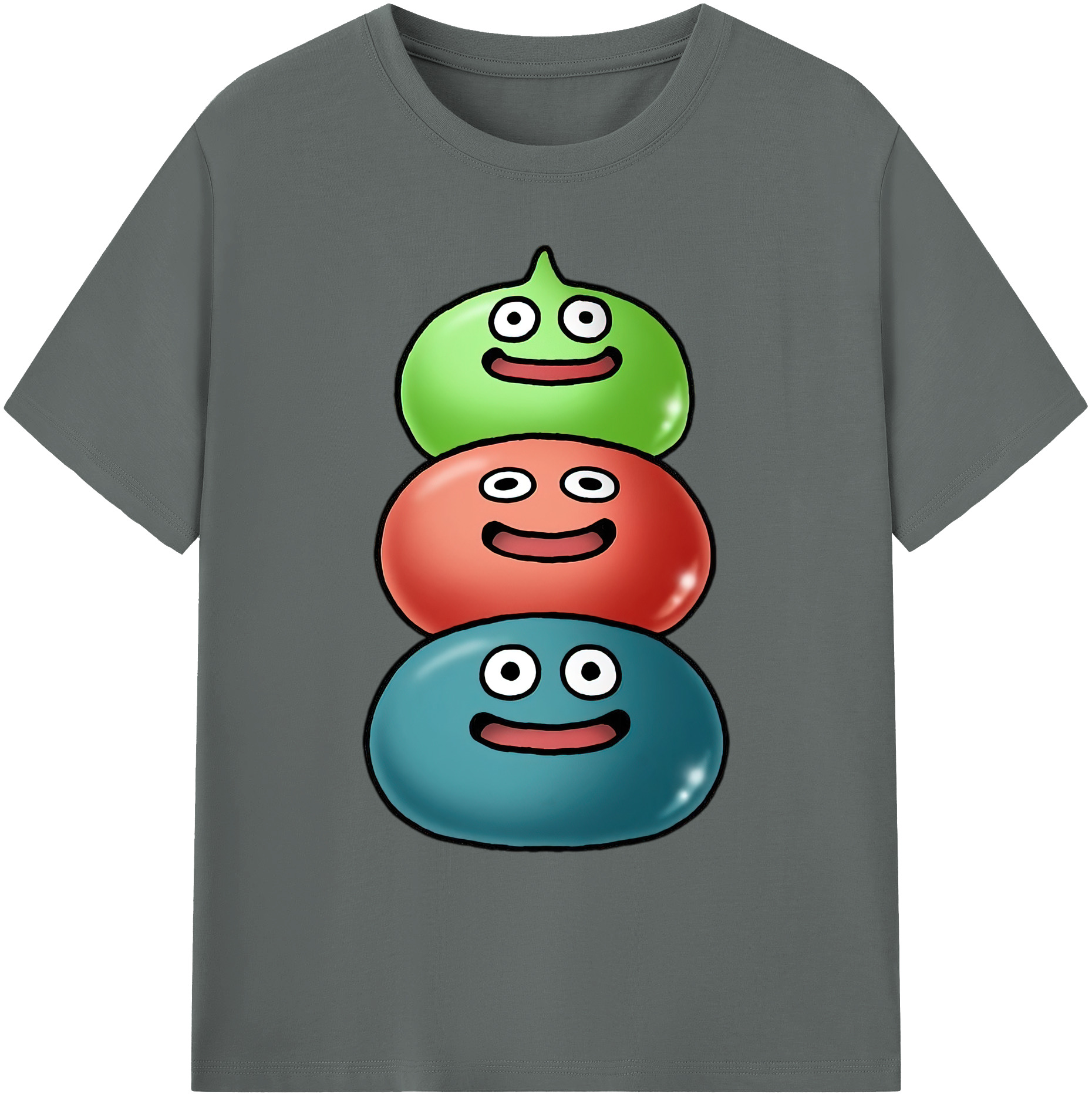 （画像用） ドラゴンクエスト Doragon Kuesuto Dragon Quest 綿100％ メンズ半袖Tシャツ｜肌触りやわらか＆通気性